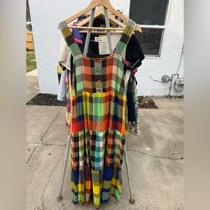 Ace & Jig Multicolor Plaid Maxi Dress